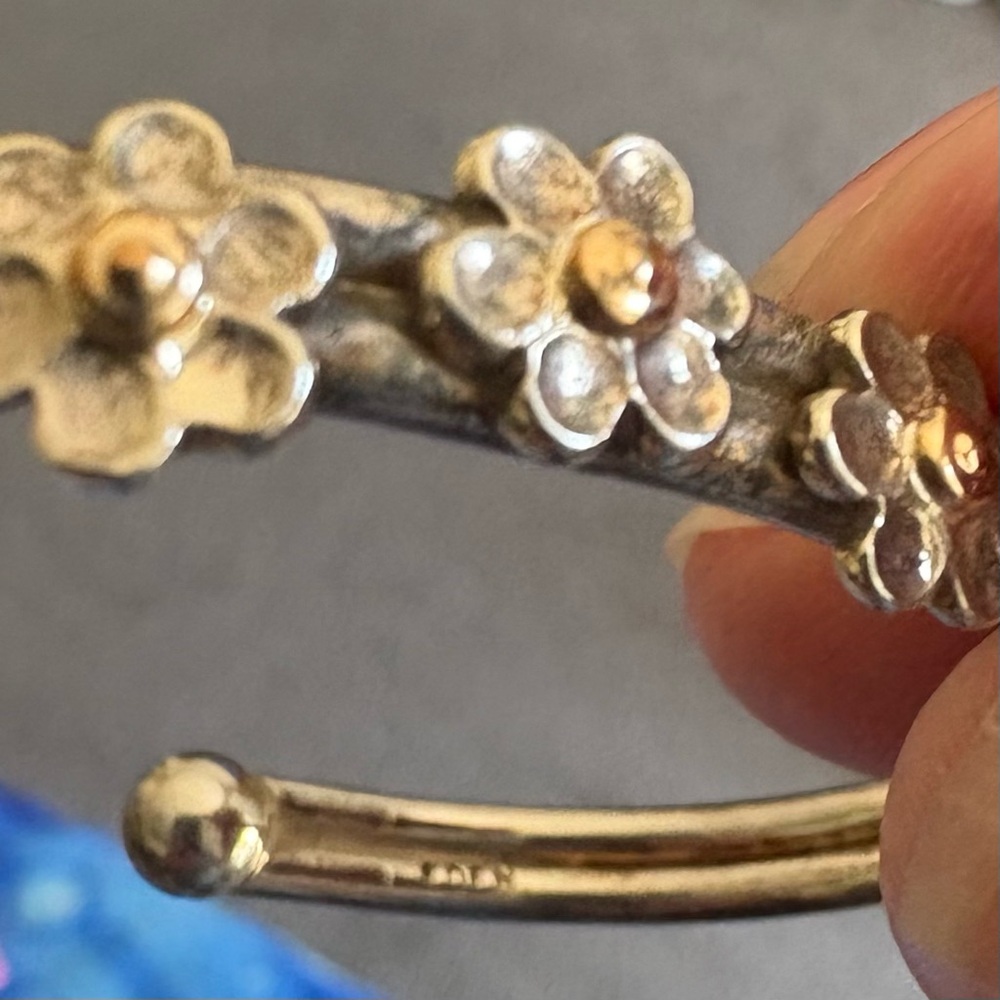 Eden Floral Gold and Silver Bracelet